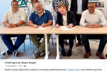 Partenariat Crédit Agricole Alsace Vosges